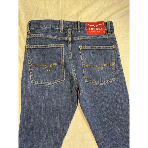 Kimes Ranch Wayne Jeans Men’s 29x36 Blue Slim Fit Western Stretch Denim USA - Picture 3 of 16